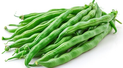 Wall Mural - A Bunch of Fresh Green Beans