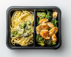 Wall Mural - Chicken, Broccoli, and Pasta Meal Prep