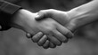 © Mars0hod - Close-up handshake across a conference table, symbolizing partnership
