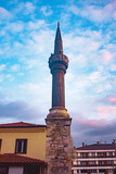 Fototapeta Pokój dzieciecy - Türkiye, Bolu Samarkand Mosque minaret. Photograph.