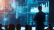 © Matthias - Business leader presenting financial growth metrics to investors