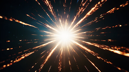 Wall Mural - create an abstract background that evokes the feel of a celestial event, such as a starburst or supe