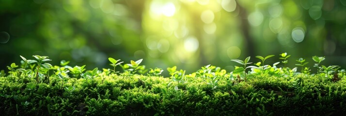 Poster - Sunlight Through the Forest Canopy