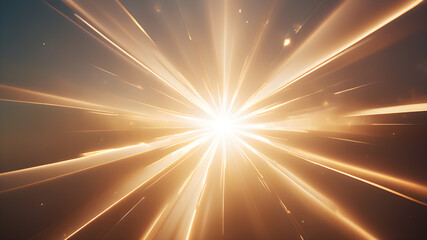 Wall Mural - design an abstract background featuring a glowing starburst with soft, radiant beams of light in whi