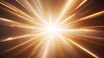 Wall Mural - design an abstract background featuring a glowing starburst with soft, radiant beams of light in whi