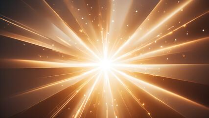 Wall Mural - design an abstract background featuring a glowing starburst with soft, radiant beams of light in whi