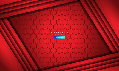 Wall Mural - Modern abstract red background vector. Elegant concept design vector