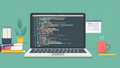 Computer, design, programmer, programming, code, graphics, Generative AI