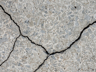 Canvas Print - crack concrete texture background