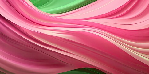 pink and green background with a lot of waves
