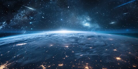 planet in space