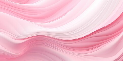 Wall Mural - white and pink background with a lot of waves