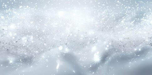 Wall Mural - white sparkle background with a lot of snow