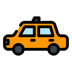 Wall Mural - taxi icon 