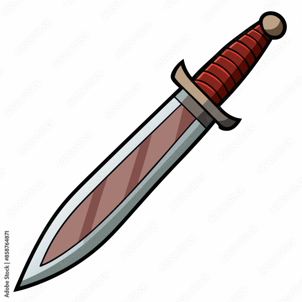 Knife clipart cartoon Illustration drawing Stock Vector | Adobe Stock