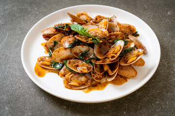 Wall Mural - Stir Fried Clams with Roasted Chilli Paste