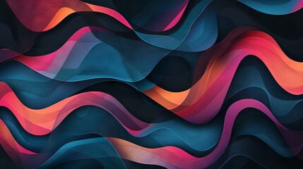 Vector abstract graphic design with geometric banner pattern background - web template for modern digital marketing and website layouts