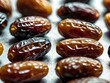 © Rafli - dates close up. date palm background. Date palm on a traditional craftsman market.Horizontal image.