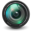 © Cobalt - Camera photo lens, 3d icon.