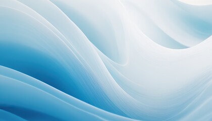 Wall Mural - luxury abstract dynamic smooth waves in shades of blue ,trendy blue and white abstract background an