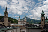 Fototapeta Sawanna - Ogólny widok miasta Salzburg, Austria