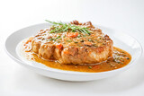 Fototapeta Tęcza - Pork Chop with Rosemary and Carrots