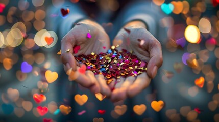 Wall Mural - Spread kindness like confetti and watch as it uplifts the world around you.