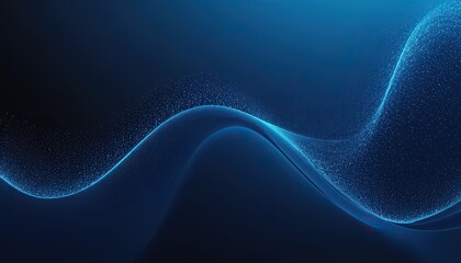 Wall Mural - futuristic colored luminous wave of dots the concept of big data sound visualization network connect