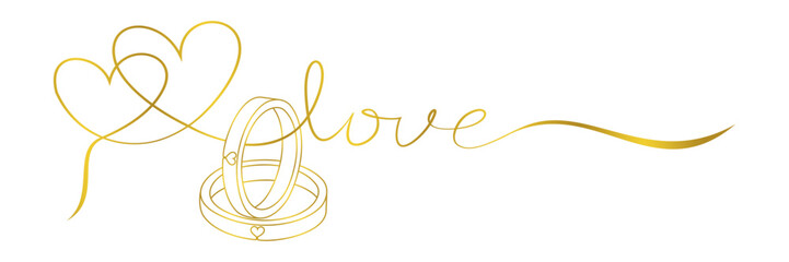 Sticker - outline of the wedding ring	