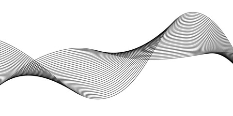 Grey Wave Swirl, frequency sound wave,Technology, data science, geometric border pattern.Abstract grey wave lines on transparent background.Abstract futuristic template. Chrome technological wallpaper