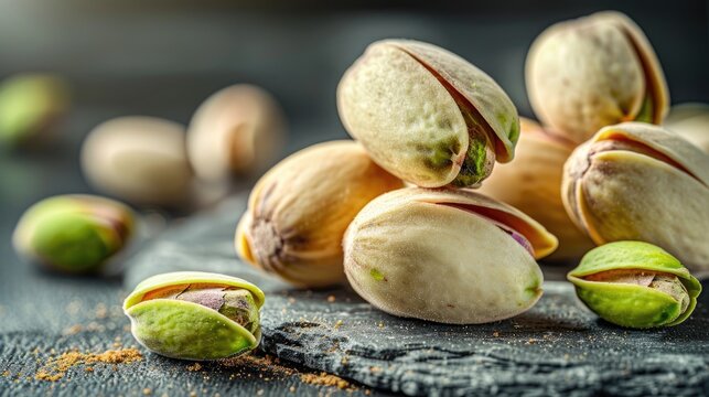 Nutshell background organic closeup pistachio green seed ingredient snack nut healthy brown food dry   