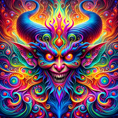  Colorful devil
