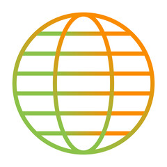 Sticker - Globe Vector Icon