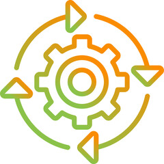 continuous integration vector icon