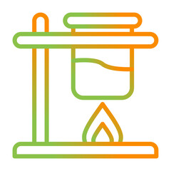 Wall Mural - Bunsen Burner Vector Icon