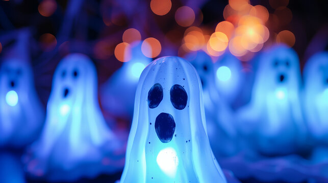 halloween funnt ghosts 