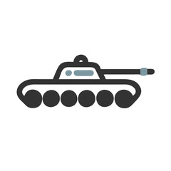 Wall Mural - tank icon