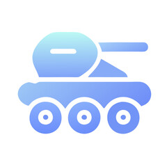 Wall Mural - tank icon