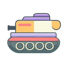 Wall Mural - tank icon