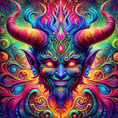  Colorful devil