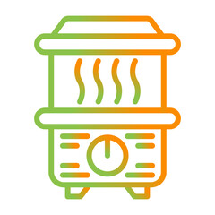 Sticker - Steamer Vector Icon