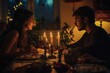 © robertuzhbt89 - Romantic candlelit dinner at home