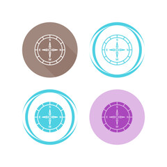 Wall Mural - Compass Vector Icon