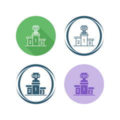 Sticker - Podium Vector Icon