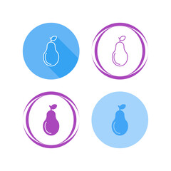 Poster - Pear Vector Icon