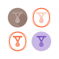 Sticker - Medal Vector Icon