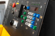 © ZenitX - Buttons of the control panel of an old CNC machine
