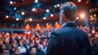 © diowcnx - Inspiring Speaker Addressing a Large Audience