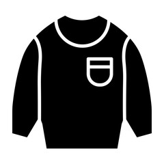 Sticker - Shirt Glyph Icon