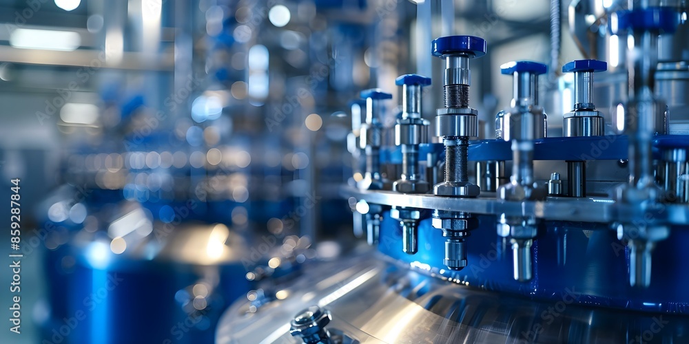 Fotografie Photos of biopharmaceutical manufacturing process and ...